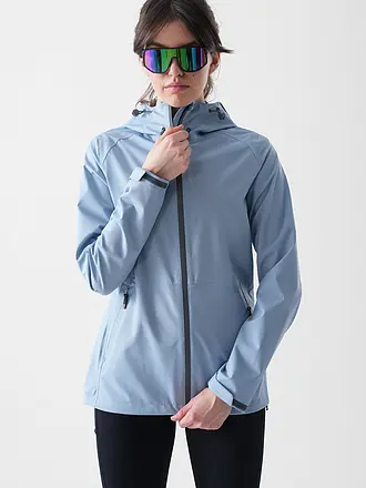 MERU | Chaqueta de senderismo para mujer Amarante 3L con capucha | hellblau